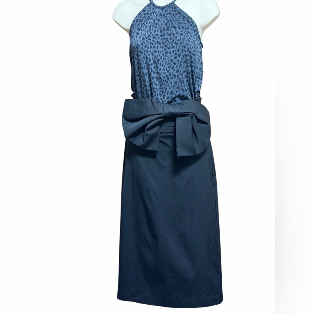 Kate Spade Black Bow Pencil Skirt Size 8 NWT Midi Office Career Chic Luxury - Picture 5 of 14